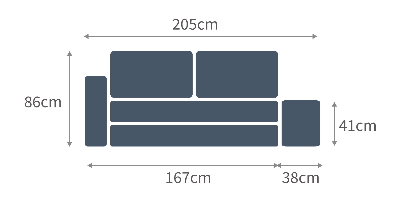 B042布藝梳化床；簡單變床；舒適梳化；採無扶手位設計，慳位及提升靈活度，配備可調校式梳化背，享受多角度舒適坐躺，放下輕鬆變身梳化床；藍色梳化床